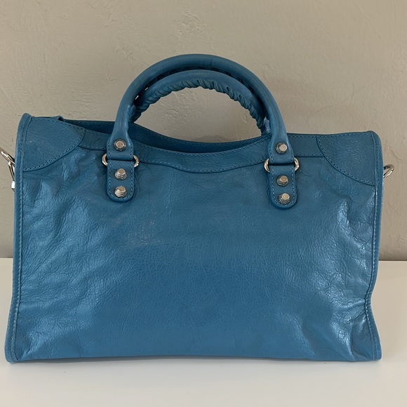 Never used. Balenciaga Blue Bag. - Picture 3 of 14